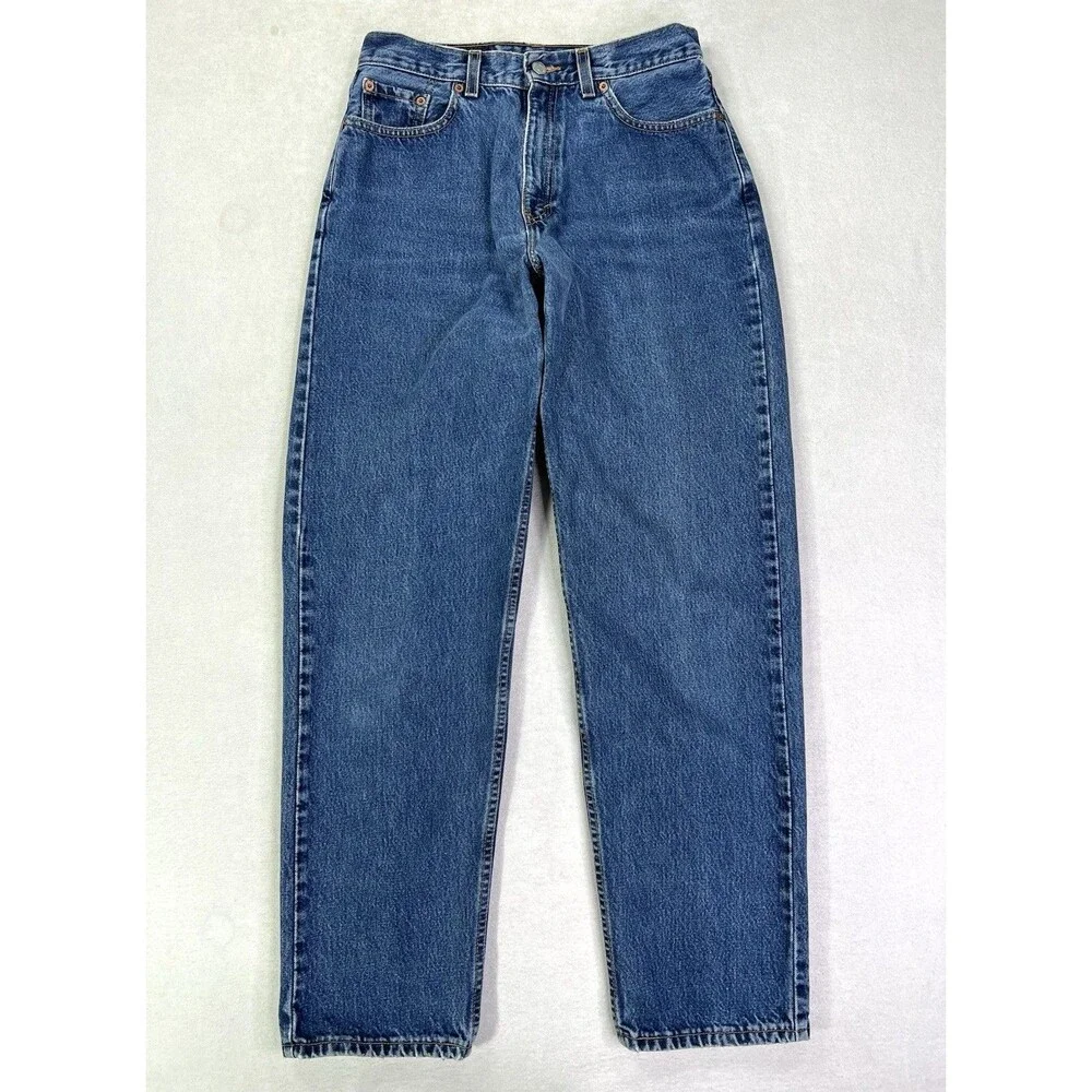Vtg Levi's 560 Jeans Loose Mom Fit High Rise Straight Womens Size 10 (29x31) USA - Picture 1 of 12